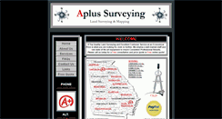 Desktop Screenshot of aplussurveying.com